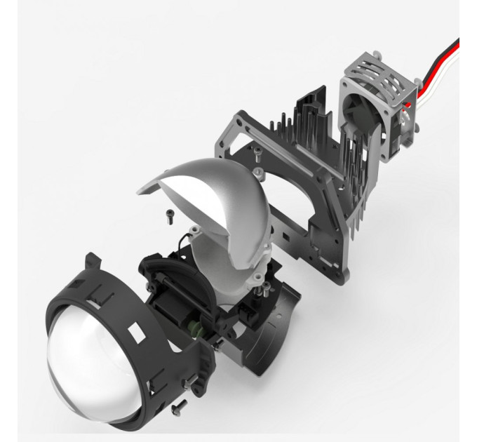 Світлодіодна лінза Bi-LED Decker SPL-100 3" 6000K 50W