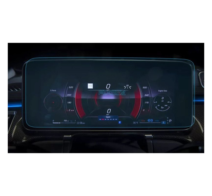 Захисне скло на панель приладів Mercedes S-class 2020- (глянсове) Pixsel MB-1163-H