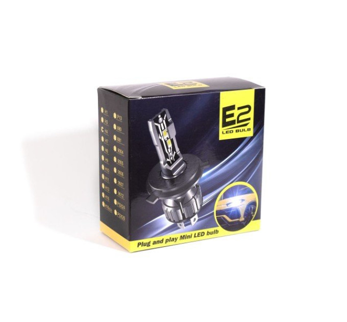 Світлодіодні лампи HeadLight E2 H4 9-18V 36W P14,5s chip 3570 6500K