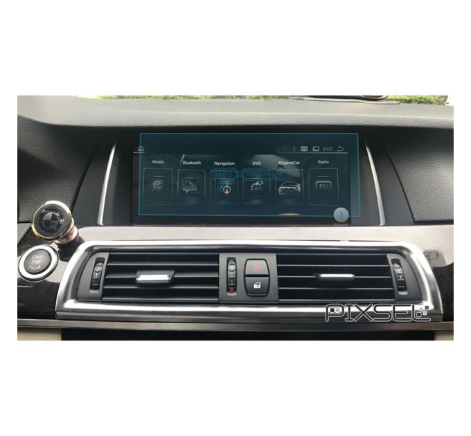 Захисне скло на великий монітор BMW 5 / M5 2010-2017 (F10) (глянсове) Pixsel BMW-4594-H