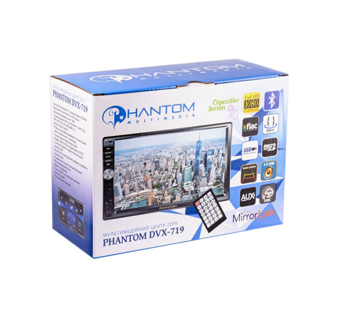Автомагнітола Phantom DVX-719