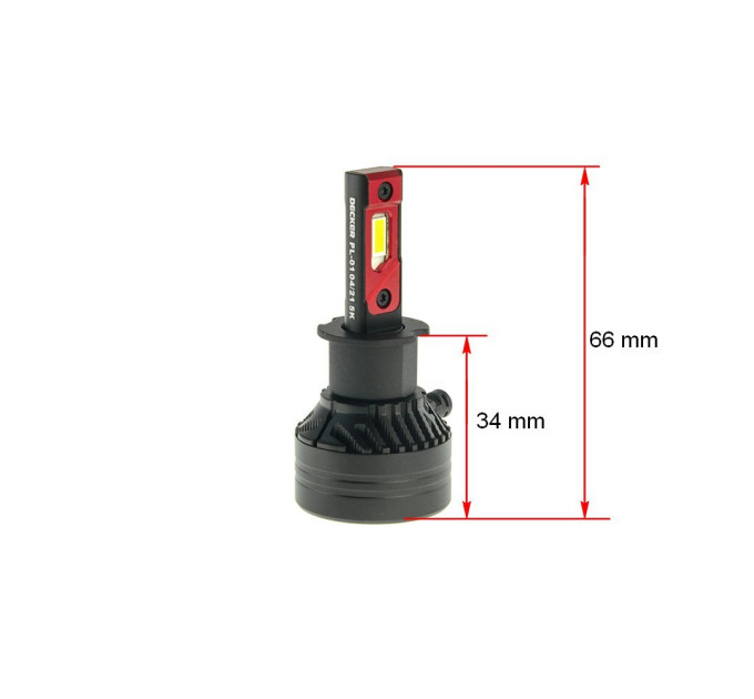 Світлодіодні лампи Decker LED PL-01 5K H3