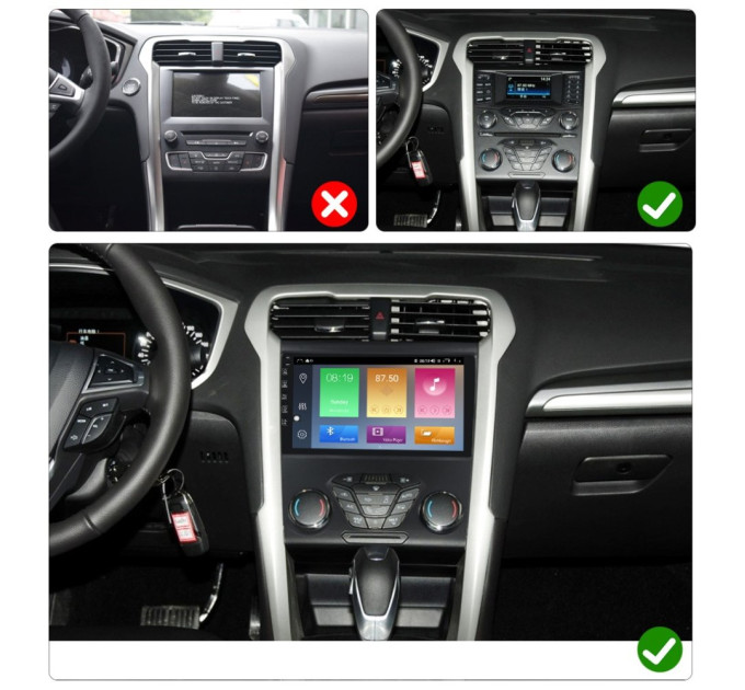 Штатна магнітола Torssen Ford Fusion/Mondeo 2013-2016 F9116