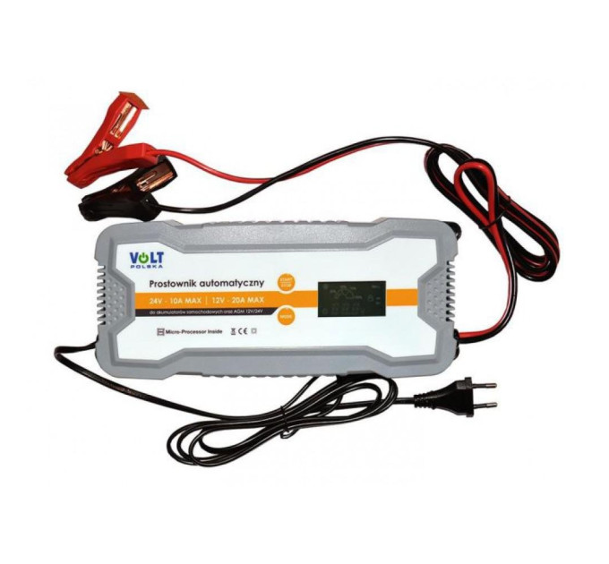 Зарядний пристрій VOLT POLSKA 12/24V 30A LCD (0292)
