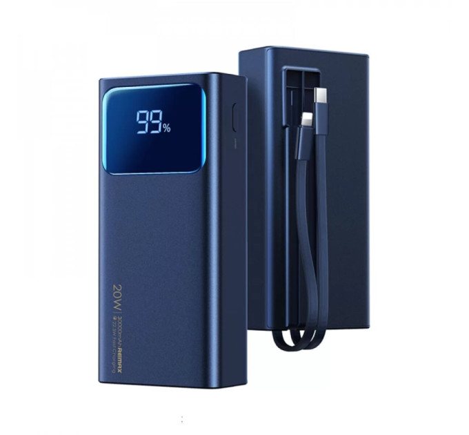 Повербанк REMAX Voyage Series  RPP-571 Blue PD20W+QC22.5W 30000mAh