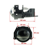 Світлодіодна лінза Bi-LED Decker SPL-100 3" 6000K 50W