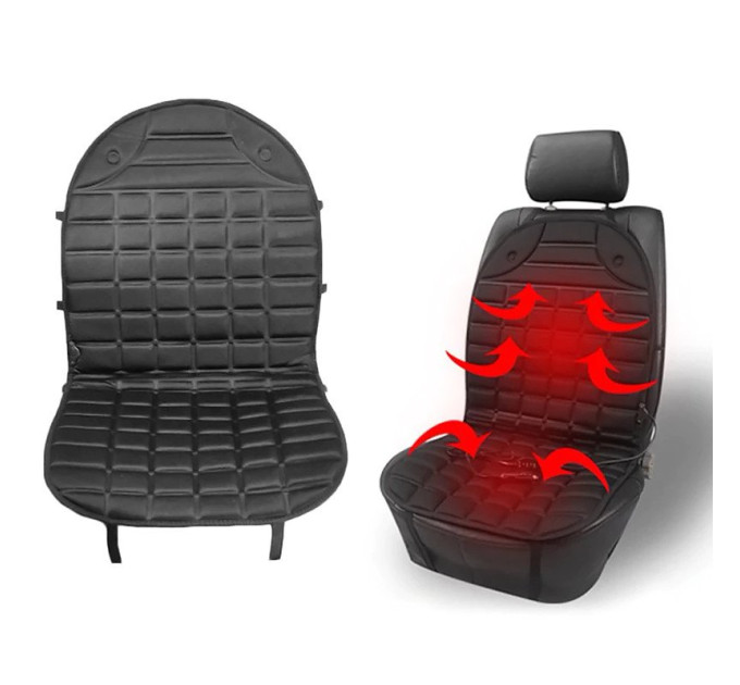 Накидка на сидіння з підігрівом Aikesi 01 Black
