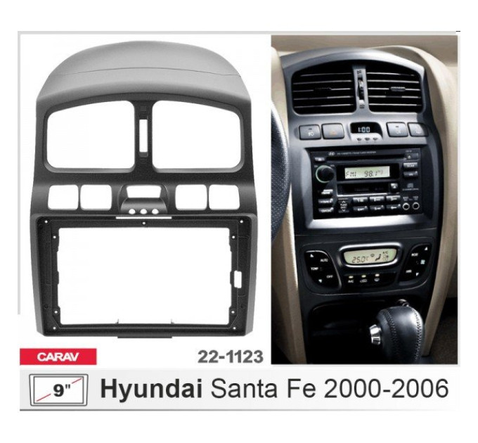 Перехідна рамка Hyundai Santa Fe Carav 22-1123