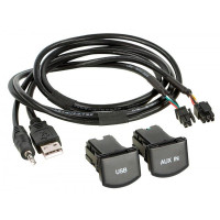 Адаптер для штатних USB/AUX-роз'ємів Volkswagen Polo ACV 44-1324-003 Адаптер для штатних USB/AUX-роз'ємів Volkswagen Polo ACV 44-1324-003