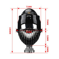 Світлодіодна лінза Bi-LED Cyclone LED BL 2.5" I1 35W