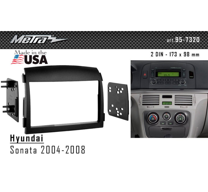 Перехідна рамка Hyundai Sonata Metra 95-7320