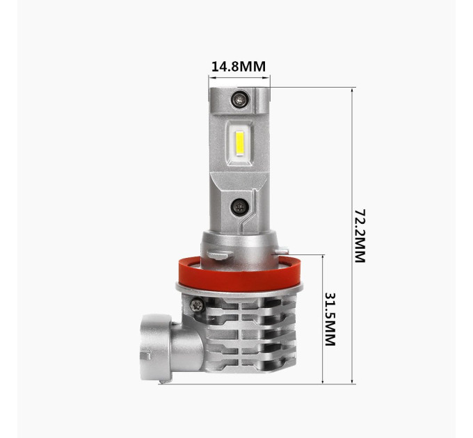 Світлодіодні лампи Prime-X MINI H11 (5000K)