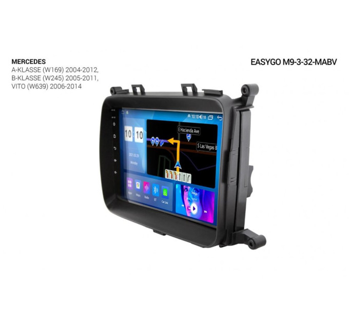 Штатна магнітола EasyGo M9-3-32-MABV Mercedes Vito (W639) 2006-2014