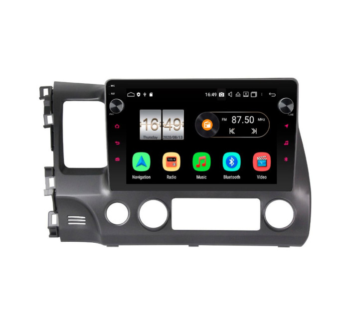Штатна магнітола Torssen Honda Civic 4D 2005-2011 MP10232 круговий огляд