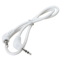 AUX кабель Jack 3.5 мм - 0.5 м білий AWM 110-10