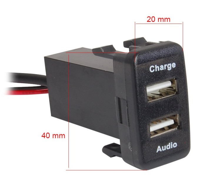 USB роз'єм Toyota, Lexus CARAV 17-103