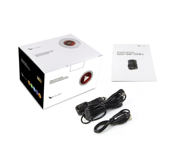 Відеореєстратор Falcon DVR HD90-LCD Wi-fi