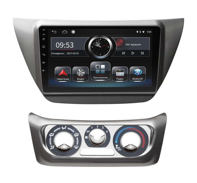 Штатна магнітола Incar PGA2-6130 для Mitsubishi Lancer 9 2000-2010
