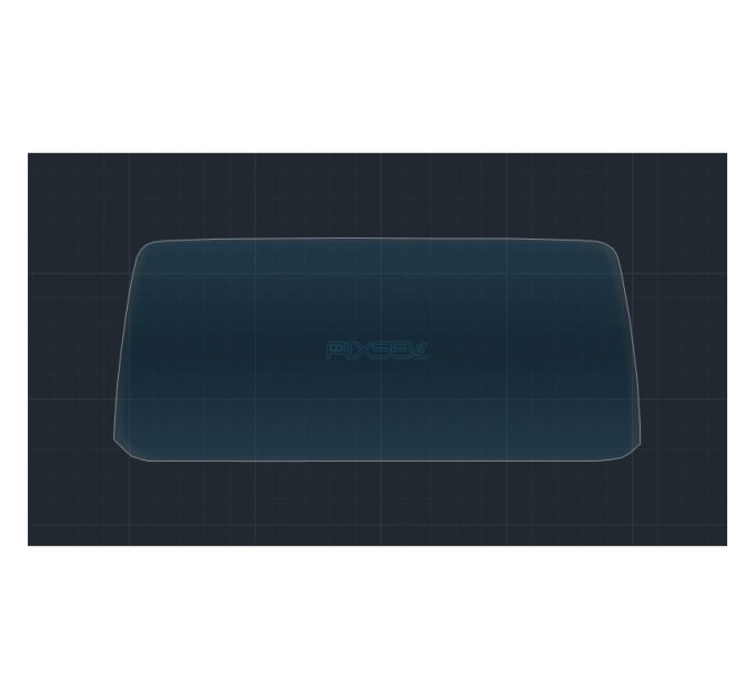 Захисне скло на монітор Mazda CX-5 2018-2019 (гартоване) Pixsel MZ-3270-T