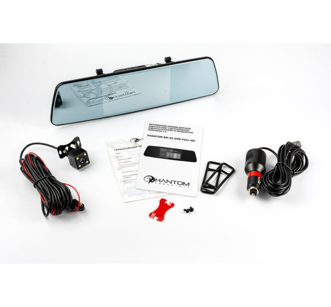 Дзеркало з відеореєстратором Phantom RM-55 DVR Full HD