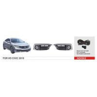Протитуманні фари Vitol HD-0962 Honda Civic 2019 Протитуманні фари Vitol HD-0962 Honda Civic 2019