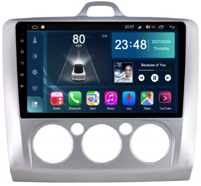 Штатна магнітола Torssen Ford Focus 05-11 conditioner F96128 4G Carplay