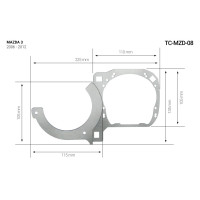 Перехідник для лінзи Infolight TC-MZD 08
