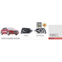 Протитуманні фари Vitol HY-372W Hyundai Accent 2018 Протитуманні фари Vitol HY-372W Hyundai Accent 2018