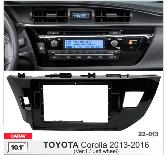 Перехідна рамка Toyota Corolla Carav 22-013