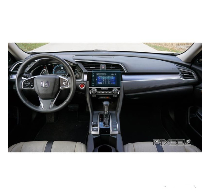 Захисне скло на монітор Honda Civic 2017- (глянсове) Pixsel HN-2474-H