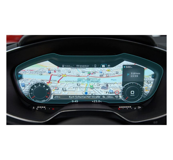 Захисне скло на панель приладів Audi A3 2016-2019 (глянсове) Pixsel AUDI-3372-H