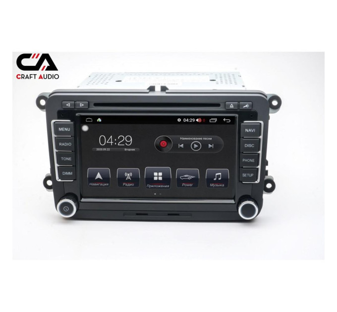Штатна магнітола CraftAudio CA-6100 7