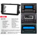 Перехідна рамка Volkswagen Caddy, Golf, Jetta, Passat, Polo, Tiguan, Touran Carav 08-009