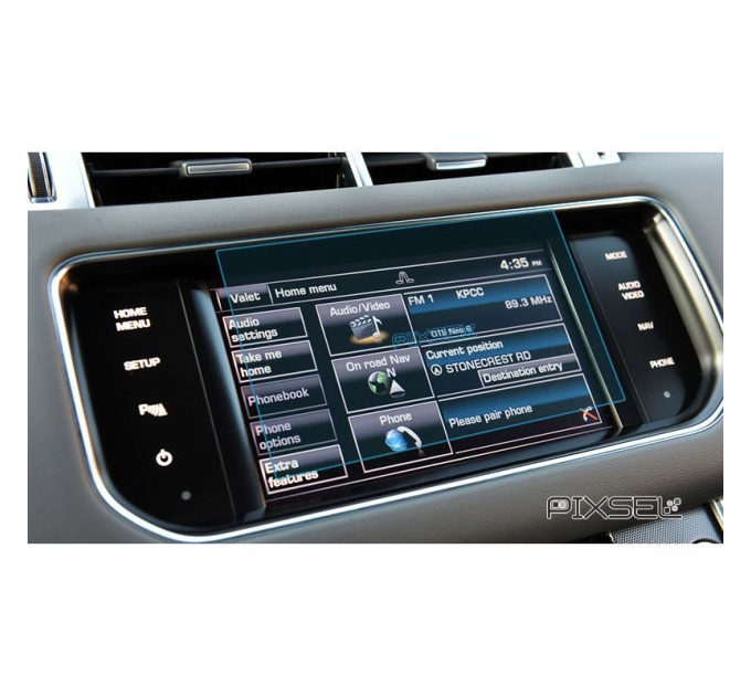 Захисне скло на монітор Land Rover Range Rover 2013-2018 (матове) Pixsel RR-1323-M