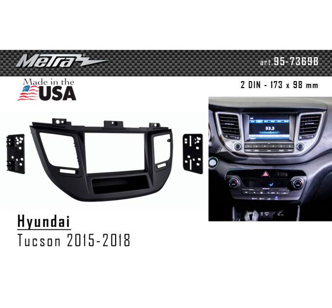 Перехідна рамка Hyundai Tucson Metra 95-7369B