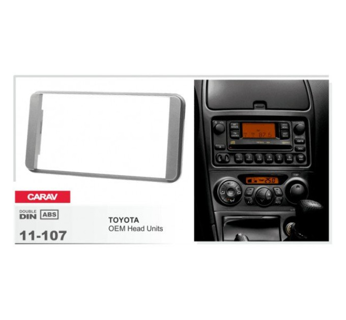 Перехідна рамка Toyota 2 DIN Carav 11-107