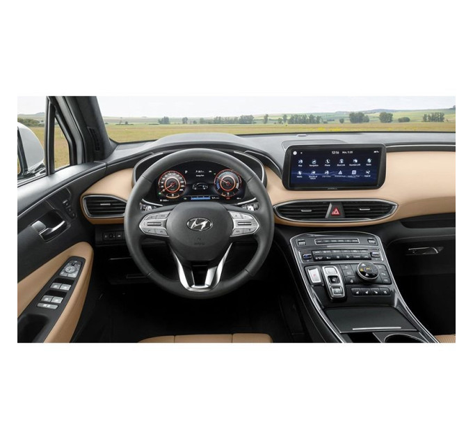 Захисне скло на монітор Hyundai Santa Fe 2020- (матове) Pixsel HD-7845-M