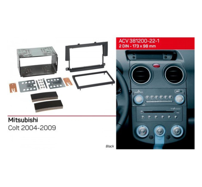 Перехідна рамка Mitsubishi Colt ACV 381200-22-1