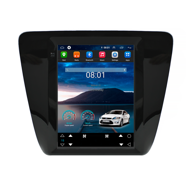 Штатна магнітола Skoda Octavia 2013-2018 tesla style Element 2/32 4G CarPlay