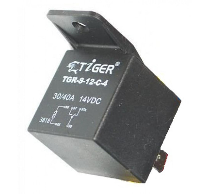 Реле Tiger TGR-S-12-C-4 40А без колодки