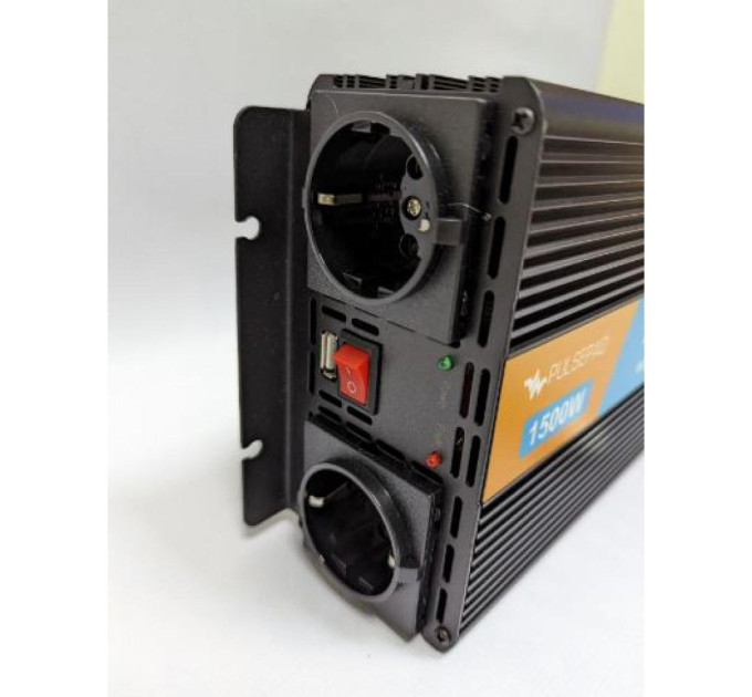 Автомобільний інвертор Pulsepad MSW-1500 12V 1500W MODIFIED SINE WAVE