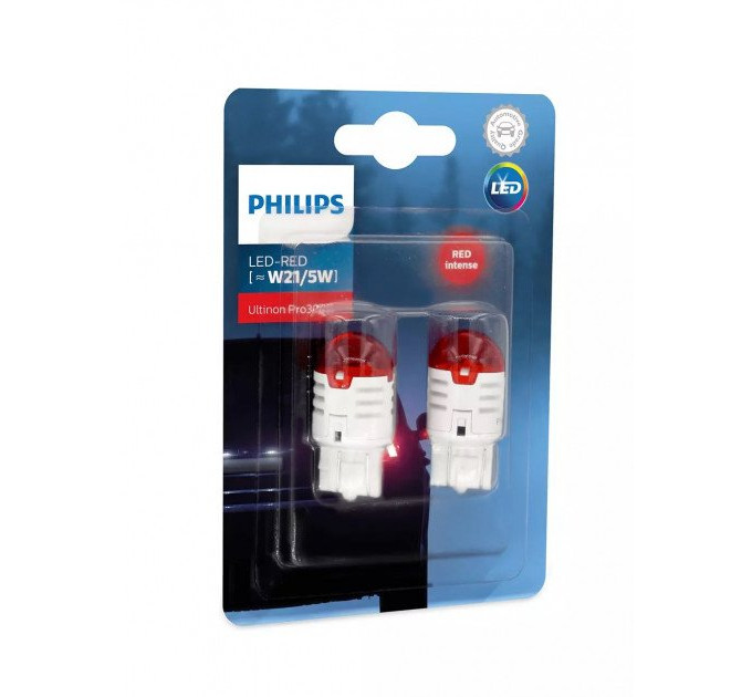 Світлодіодні лампи Philips Ultinon Pro3000 RED 11066U30RB2 W21/5W LED 12V