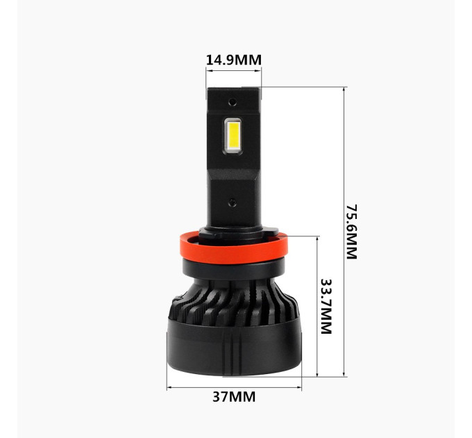 Світлодіодні лампи Prime-X F Pro H11 (5000K)