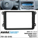 Перехідна рамка Volkswagen, Skoda, Seat AWM 781-35-046
