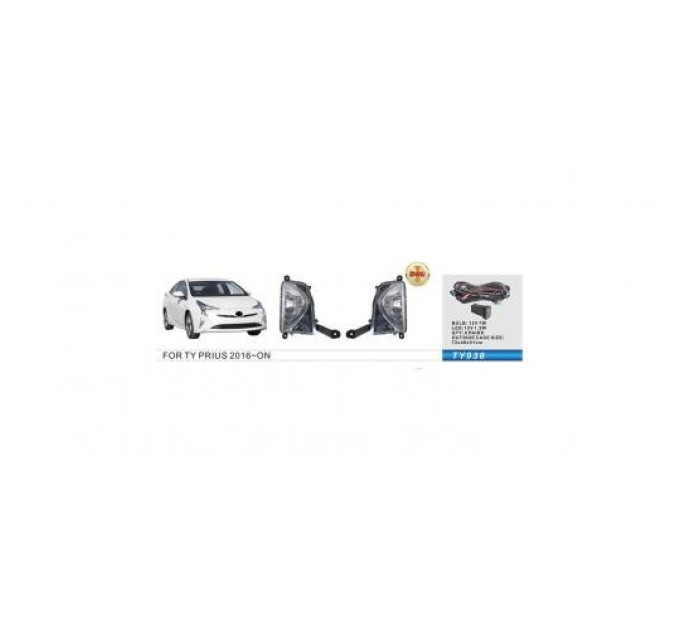 Протитуманні фари Vitol TY-938-LED FOG+DRL Toyota Prius 2015