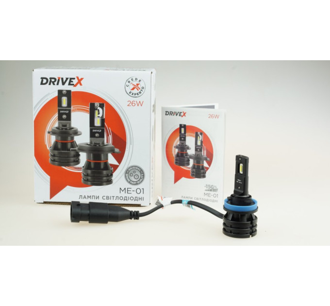 Світлодіодні лампи DriveX ME-01 H11 5000K LED