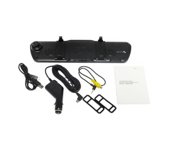 Дзеркало з відеореєстратором Falcon DVR HD70-LCD