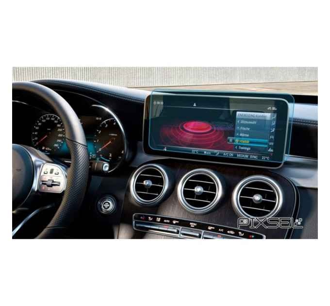 Захисне скло на монітор Mercedes C-Class 10.3 2018- (глянсове) Pixsel MB-4150-H