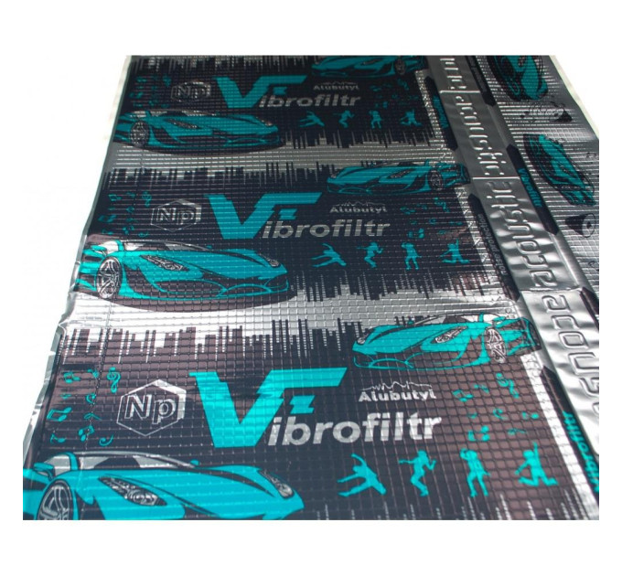Шумоізоляція Vibrofiltr ВФ100-3.2 (Акустик Экстра -3,2) (0,7х0,5)