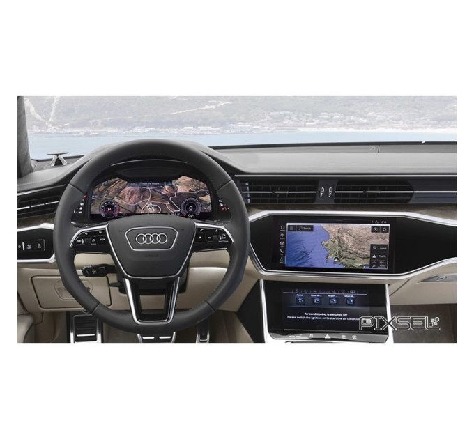 Захисне скло на клімат контроль Audi A7 2019- (матове) Pixsel AUDI-3352-M